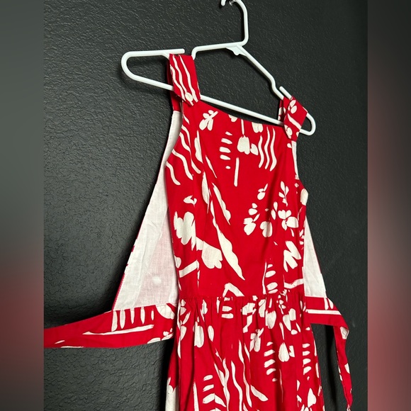 1960’s Lanz Patterned Dress; Vintage Fit and flare Floral MIDI Dress w pockets S - Picture 5 of 13